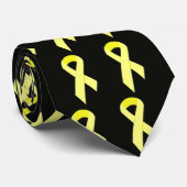 黄色リボンのタイ ネクタイ (ロール)