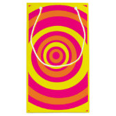 黄色レトロスタイル抱き枕 スモールペーパーバッグ (裏面)