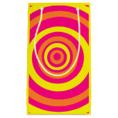 黄色レトロスタイル抱き枕 スモールペーパーバッグ (正面)