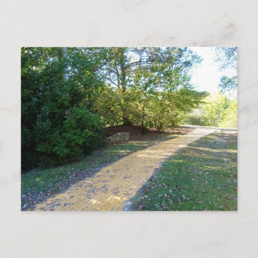 黄色レンガ道3はがき ポストカード (正面)