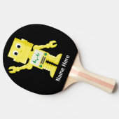 黄色ロボット 卓球ラケット (横)
