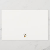 黄色ワイルドフラワーアドバイスムムトゥビーベイビーシャワー (裏面)