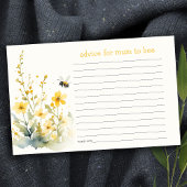 黄色ワイルドフラワーアドバイスムムトゥビーベイビーシャワー