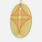 黄色交雑 セラミックオーナメント (左)