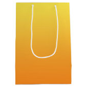 黄色及びオレンジグラデーション ミディアムペーパーバッグ (裏面)