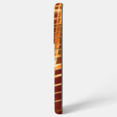 黄色及びオレンジ燃焼 SAMSUNG GALAXYケース (裏面横)