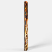 黄色及びオレンジ燃焼 SAMSUNG GALAXYケース (右側面)