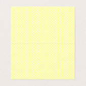 黄色及び灰色象のベビーシャワー|キャンデーの上層 名刺 (内部フラット)