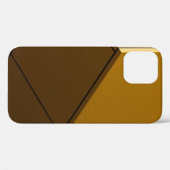 黄色及び白色セラミックタイル Case-Mate iPhoneケース (裏面 (横))