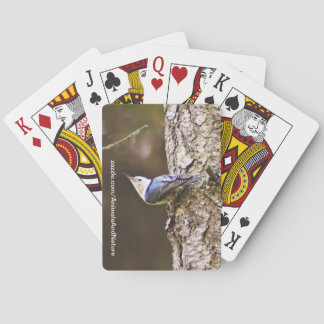 黄色及び青の鳥のトランプ トランプ