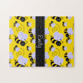 黄色及び黒いのまわりに ジグソーパズル (横)