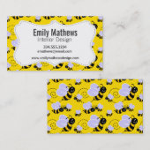 黄色及び黒いのまわりに 名刺 (正面/裏面)