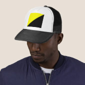 黄色及び黒いAnarchoの資本主義の旗 キャップ