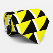黄色及び黒いAnarchoの資本主義の旗 ネクタイ (ロール)
