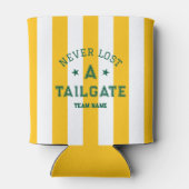 黄色失ったは決してカスタムテールゲートのチームゲーム 缶クーラー (裏面)