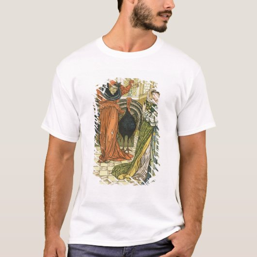黄色小びとからのイラストレーション、初版 Tシャツ (正面)