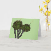 黄色帯緑 カード (黄色い花)