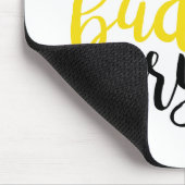 黄色感動的のバダス色のムセパド マウスパッド (コーナー)