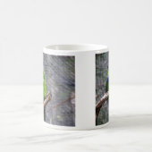 黄色戴冠させたインコ コーヒーマグカップ (中央)