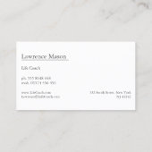 黄色救済の印印 – 名刺 (裏面)