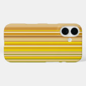 黄色数々の色の多ストライプくの色の… Case-Mate iPhoneケース (裏面 (横))