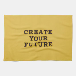 黄色文字キッチンタオル キッチンタオル