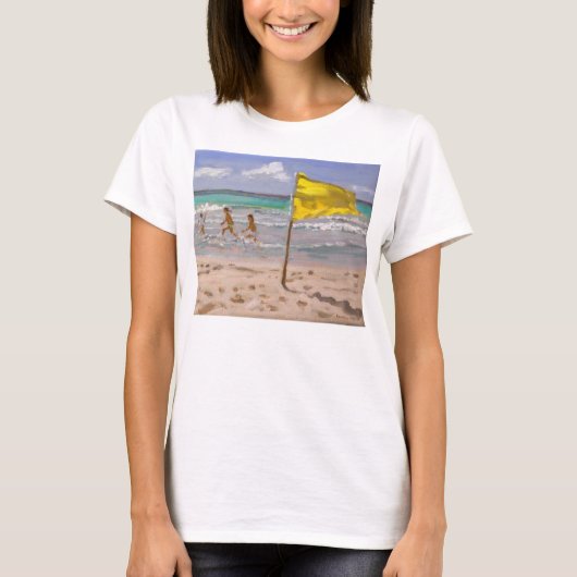 黄色旗バルバドス2010年 Tシャツ (正面)