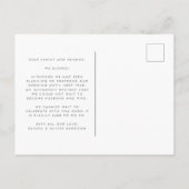 黄色日付を変更しましたが、待ちきれませんでした 案内ポストカード (裏面)