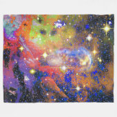 黄色星野 フリースブランケット (正面(横))