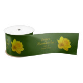 黄色春水仙-結婚ズ サテンリボン (リール)