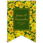 黄色春水仙-結婚ズ バンティングフラッグ (第3の旗)