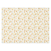 黄色春花水彩模様 テーブルクロス (正面(横))