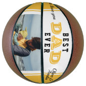 黄色最高のパパEver Father Keepsake 2写真 バスケットボール (縦)