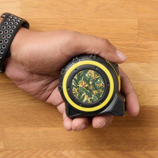 黄色極楽花柄 メジャー (ホーム)