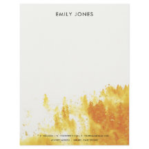 黄色水色景観樹葉モノグラム