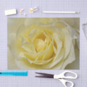 黄色淡い色のバラティッシュペーパー 薄葉紙 (クラフト)