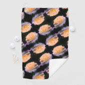 黄色淡い色のバラ開花 ゴルフタオル (インサイチュ)