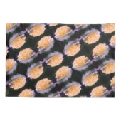 黄色淡い色のバラ開花 枕カバー (裏面)