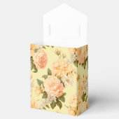 黄色淡い色の桃花 フェイバーボックス (オープン)