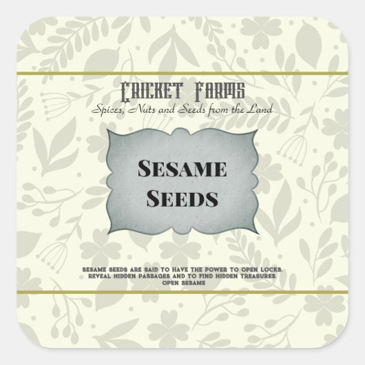 黄色淡い色の灰色の製品ラベルテンプレートチンキ スクエアシール (正面)