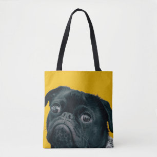 黄色犬 トートバッグ