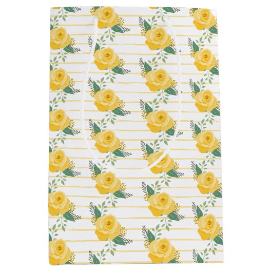 黄色独身のバラテキサス州 ミディアムペーパーバッグ (正面)