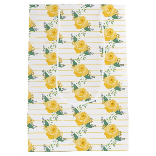 黄色独身のバラテキサス州 ミディアムペーパーバッグ (裏面)