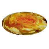 黄色独身のバラ カッティングボード (角)