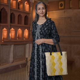 黄色紅斑 トートバッグ