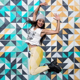 黄色紅斑 レギンス