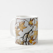 黄色紅葉マグ コーヒーマグカップ (正面左)