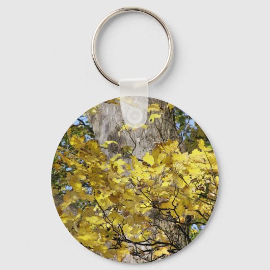 黄色紅葉 キーホルダー (正面)