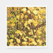 黄色紅葉 スタンダードランチョンナプキン (正面)