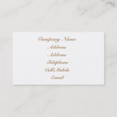 黄色紅葉 名刺 (裏面)